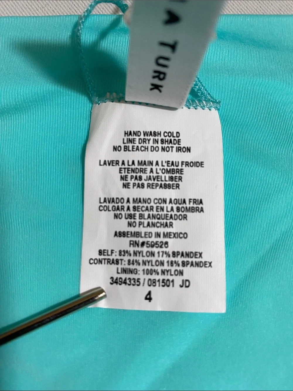 TRINA TURK Tab Side Hipster Bikini Bottom Women's Size 4
